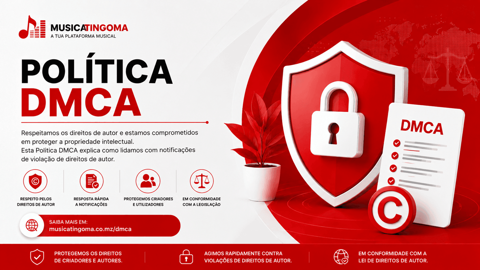 DMCA – Política de Direitos Autorais
