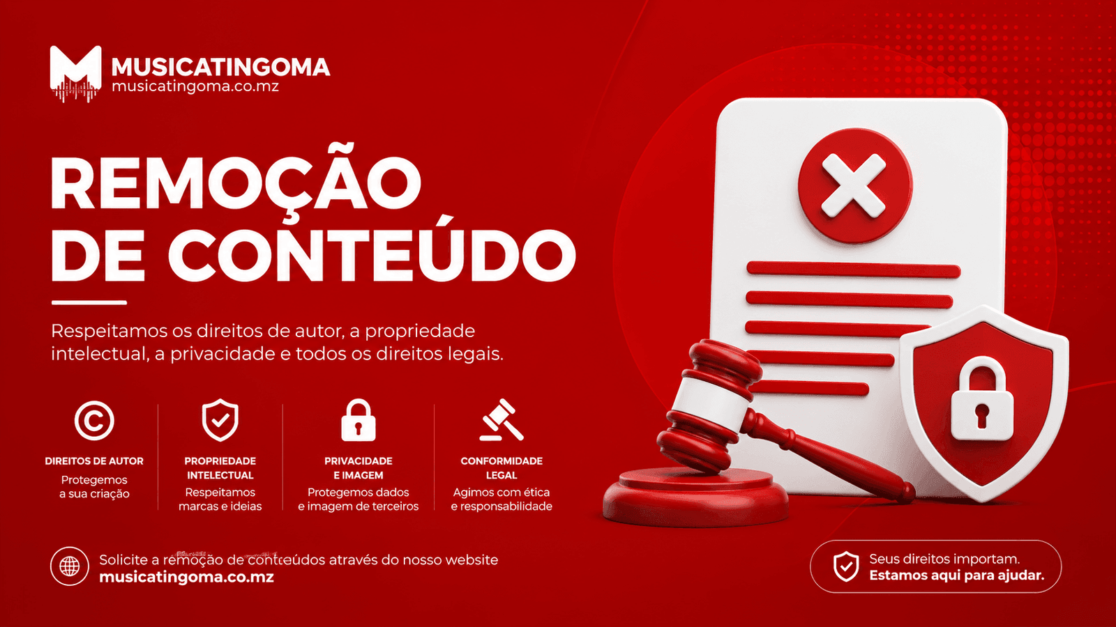 Remoção de Conteúdo